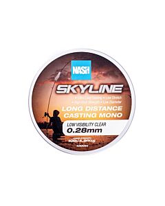 Nash Skyline Mono Low Visibility Clear 1000mtr